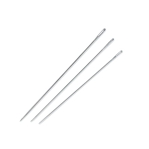 Dritz 128 Deluxe Hand Needles with Needle Threader, Assorted Styles & Sizes (100-Count) - style: Deluxe Hand Needles with Needle Threader