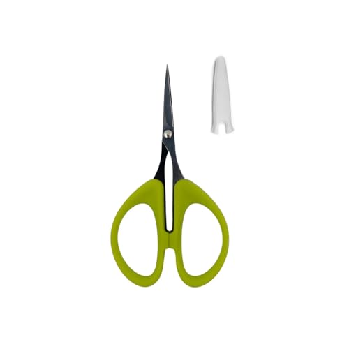 Karen Kay Buckley® Perfect Scissors™, Small 4-3/16 Inch #KKBPSS Micro-Serrated Non-Slip Blades for Appliqué, Thread Snipping, Quilting, Sewing, Patchwork, Crafts. Sharp Blades to Cut Detailed Shapes
