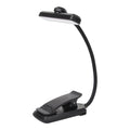 Rechargeable Book Light, Clip-On LED Reading Light, Eye-Caring - color: Black, size: Rotating