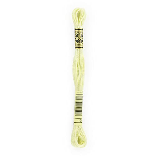 DMC 6-Strand Embroidery Cotton 8.7yd - Very Light Tender Green - color: Very Light Tender Green, size: 8.7 yards