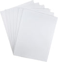 KCS 6 pc of 12" x 18" 30cmx45cm high Count Counted Cotton Aida Cloth Cross Stitch Fabric (28CT,White Opal) - color: White Opal, size: 28CT