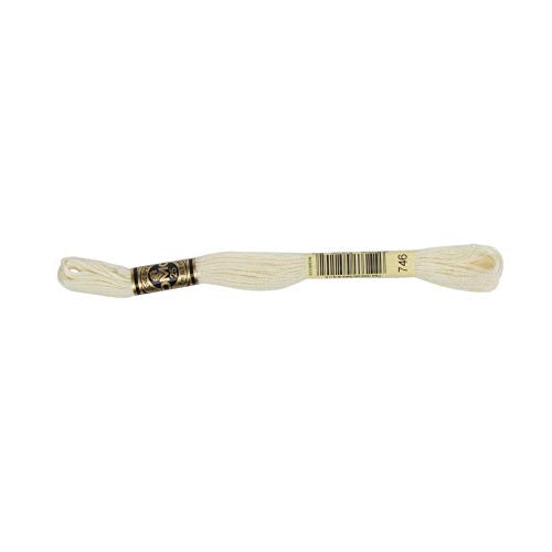 DMC 6-Strand Embroidery Cotton Floss, Off White - color: Off White, size: 8.7 yards