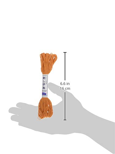Olympus Sashiko Sandybrown 20m Skein thread - color: Sandybrown