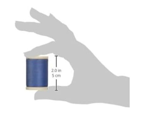 Coats & Clark Cotton All Purpose Sewing Thread 100% Mercerized Cotton 225 Yards Each Spool S970 2 Pack Bundle with 3 Bella's Crafts Needle Threaders (Natural) - color: Natural
