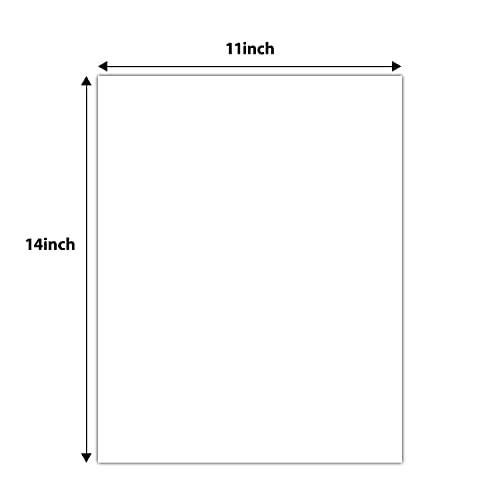 Golden State Art 11x14 White Uncut Picture Mats Matboards, Pack of 10 - size: 11x14