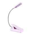 VAVOFO Rechargeable Book Light, Blue Light Blocking, Amber 1600K Clip On Reading Light, Eye Care 7 LEDs Kids Book Light for Reading in Bed with Power Indicator for Bookworms (Pink Purple) - size: 1-Pack Pink Purple