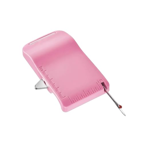 Pink Magnetic Seam Guide for Sewing Machine,Built-in Seam Ripper&Edge Guide - color: Pink