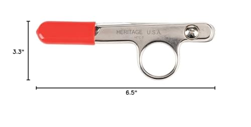 Klein Tools HTC5 Scissors, Made in USA, Threadclip with Spring Action for Automatic Opening, 4-1/2-Inch