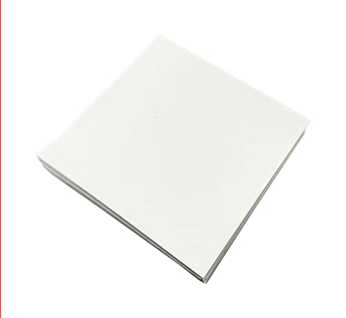 Wennuo Cut Away Machine Embroidery Stabilizer Medium Weight 1.8 oz, 8" x8" 100 Precut Sheets - Fits 4x4 and 6x6 Hoops,for Machine Embroidery and Hand Sewing