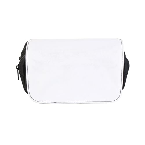 4 PCS Sublimation Printable Blank Pencil Case Pen Bag Customizable Cosmetic Bag with Zipper DIY Custom Blank Makeup Bags Bulk Travel Toiletry Bag for Storage (Black) - color: Black, size: 4PCS