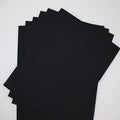 KCS 4/6 pc of 12" x 18" 18CT Counted Cotton Aida Cloth Cross Stitch Fabric (6 pc, Black) - color: Black, size: 6 pc