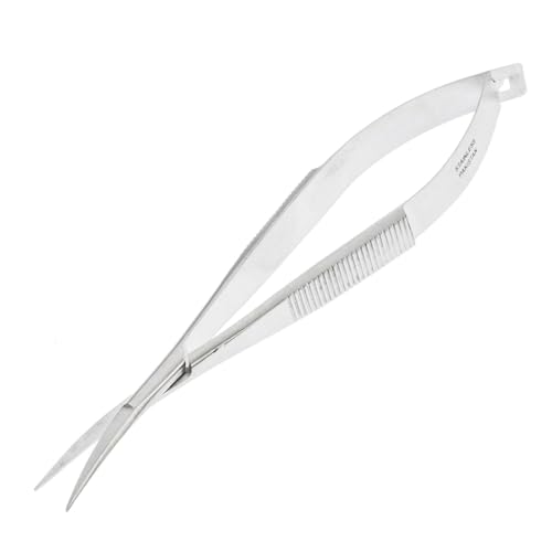 SE 4-1/2" Curved Iris Scissors with Spring - SP46C