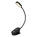 VAVOFO Rechargeable Book Light, 14 LEDs Eye Care Clip On Amber Reading Light for Bookworms Reading in Bed with 9 Colors 9 Brightness(Black) - color: Black