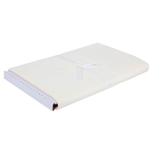 Craftido-19 Options-100% Cotton Fabric by The Yard in Solid Color 44”Wide by 3yd (9 ft) -Medium Weight 5.2 oz-Soft Cotton for Quilting, Sewing, Crafts, Binding, Backing and Lining - Ivory White - color: Ivory White