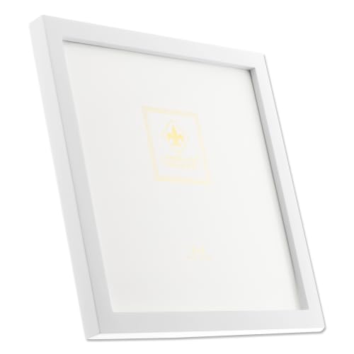 Lawrence Frames 755888 White Wood 8x8 Picture Frame - Gallery Collection - color: White, size: 8x8