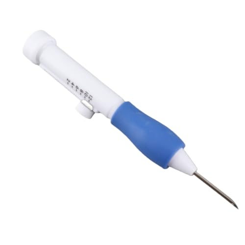 Magic Embroidery Pen Punch Needle Kit, Adjustable Rug Yarn Punch Needle Set, Sewing Needles Easy Threader Embroidery Tools