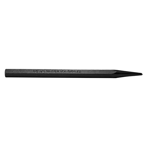 Mayhew Tools 62215 Center Punch, 4-Piece Set, Black Oxide Finish - size: 4-Piece Set