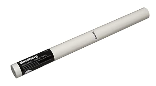 Bienfang Sketching & Tracing Paper Roll, White, 24 Inches x 20 Yards - for Drawing, Trace, Sketch, Sewing Pattern - size: 24 in. x 20 yd.