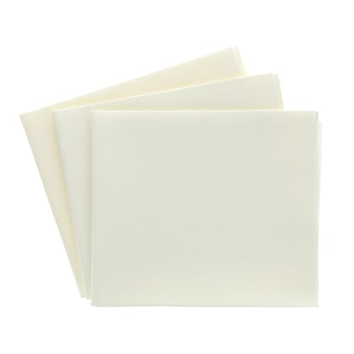Essentials By Leisure Arts Aida Cloth, 18 Count, Cream, 3 pc, Bulk, Cross Stitch Fabric, Embroidery Fabric, Cross Stitch Supplies for Crafting, Stitching, and Sewing Projects 30X36 - color: Cream
