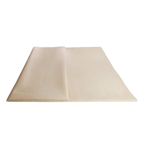 Jtnohx Color Felt Sheets for Crafts 1 Square Yard Felt Fabric Apricot 1.4mm - color: Apricot