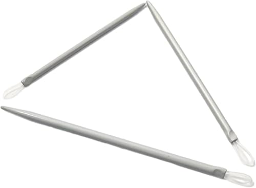 3Pcs Silver Nylon Wire Rope Threader Needle Big Eye Knitting Needle Weave for Sewing and Fabric Art Craft Accessory Yarn Needle Large Eye,Needle Threaders,Fit to Different Settings,Needlepoint