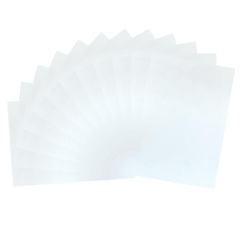12 Pcs White Felt Sheets, 8 x 12 Inch, 1mm Thick - color: White