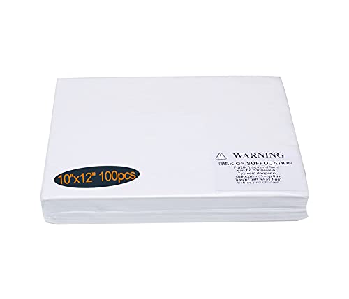 HimaPro Cut Away Embroidery Stabilizer Backing 2.5oz Medium Weight 10"x12" Cutaway Stabilizer for Machine Embroidery Precut 100pcs - 100% Polyester -Great for 5" x 7" Hoops - size: 10" x 12" x 100 PCs