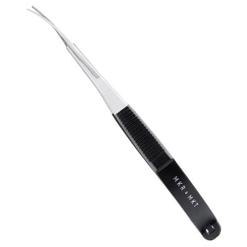 Spring Action Scissors for Applique & Embroidery - Curved, 4.5", Black - color: Black