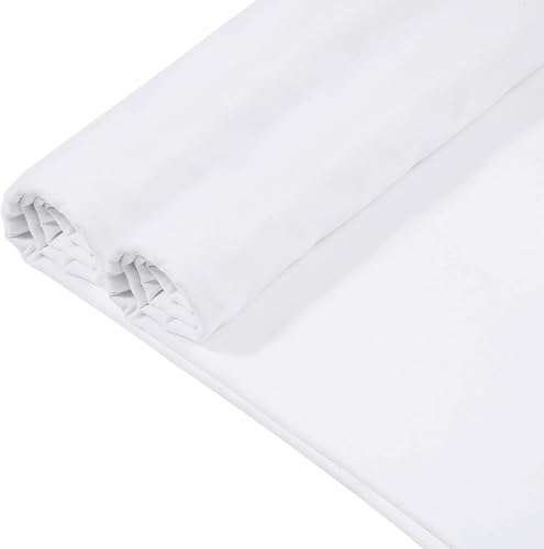 3 Yard 100% Cotton Muslin Fabric, 48" Wide, Medium Weight - White - color: White (Bleached), size: 3 Yard
