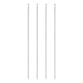 HARFINGTON 4pcs Upholstery Needles 3mm Diameter 250mm (9.84") Extra Long Large Eye Stitching Sewing Straight Hand Needles Stainless Steel for Leather Tapestry Embroidery Tufting Webbing - size: 250mm