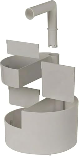 IRIS USA Desk Pencil Organizer |Made in USA| 6 Storage Compartments - Gray - color: Grey