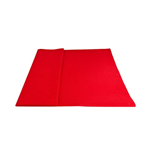 Jtnohx Color Felt Sheets 1 Square Yard Craft Felt Fabric Red 1.4mm - color: Red