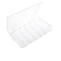Clear Visible Plastic Storage Box with Removable Dividers, 36 Grids, Suitable for Jewelry, Screws Hardware Accessories Organizer, Crafts, Fishing Tackle - size: 36Grids 1pcs