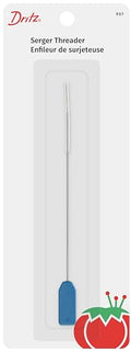 Dritz Serger Needle Threader with Protective Plastic Sleeve, 1 Count