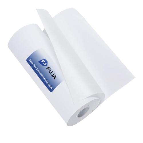 FUJA Tear Away Embroidery Stabilizer 12" x 50 Yd Roll, - size: 12"*50yd
