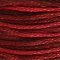 DMC 117-115 Mouline Stranded Cotton Six Strand Embroidery Floss Thread, Variegated Garnet, 8.7-Yard - size: 8.7-Yards