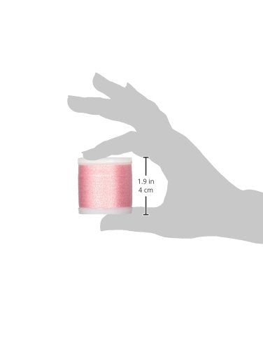 Madeira 9842-302 Metallic Nylon/Polyester Embroidery Thread, 40wt/220 yd, Pale Pink - color: Pale Pink