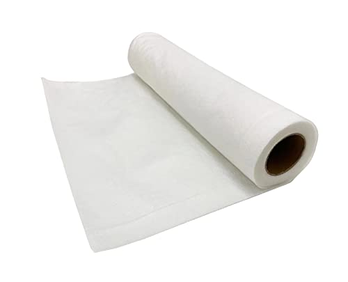HimaPro Wash Away Non-Woven Stabilizer Backing for Machine Embroidery and Hand Sewing Water Soluble Embroidery Stabilizer (12 Inch x 10 Yard) - size: 12 Inch x 10 Yard