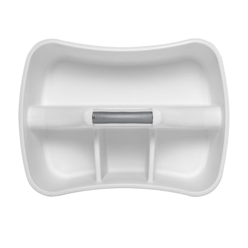 Sterilite Divided Ultra Caddy, Plastic Portable Organizer, White, 12-Pack - size: 12 Pack