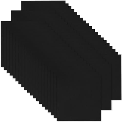 Breling 20 Pcs 10 x 10 Inch Cotton Fabric Bundle Squares Precut Fabric Squares for Sewing Making Quilts for Craft Lovers (One Size,Black) - color: Black, size: One Size
