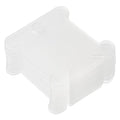 PATIKIL Plastic Floss Bobbins, 100 Pack Thread Cards Cross Cotton for Craft DIY Sewing Storage Case Embroidery, Clear - color: Clear
