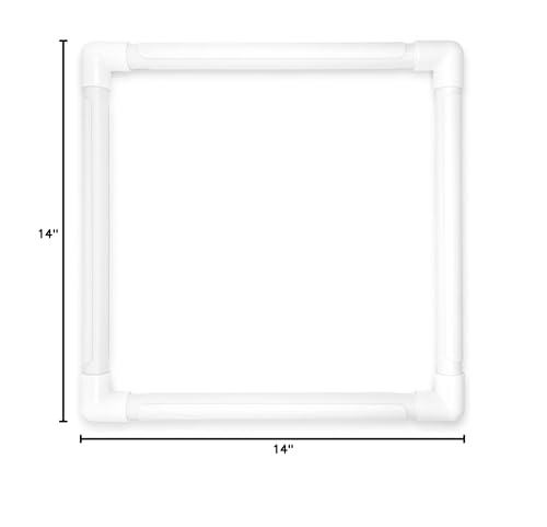 Dritz 3128 Quilt-N-Go Quilter's Lap Frame, 14 x 14-Inch , White