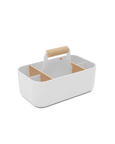 Lalo The Caddy, Multi-Purpose Diaper & Art Organizer, Removable Dividers - color: Coconut