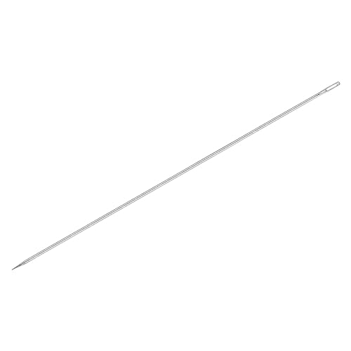 HARFINGTON 12 Inch Upholstery Needles Large Eye Stitching Needles Stainless Steel Straight Hand Sewing Needles for Home Hand Sewing Leather Tapestry Embroidery Tufting Webbing Carpet - size: 12 Inch
