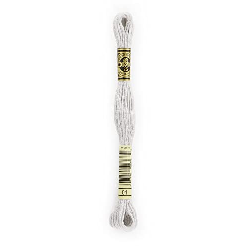 DMC 6-Strand Embroidery Cotton 8.7yd - White Tin