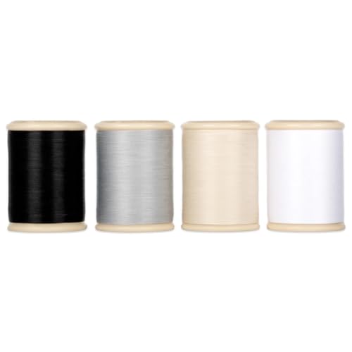 YLI Hand Quilting Thread - 100% Egyptian Cotton, Glazed, Strong & Tangle-Free, 500 yd. Spool - Light Neutral Set - color: Light Neutral Set