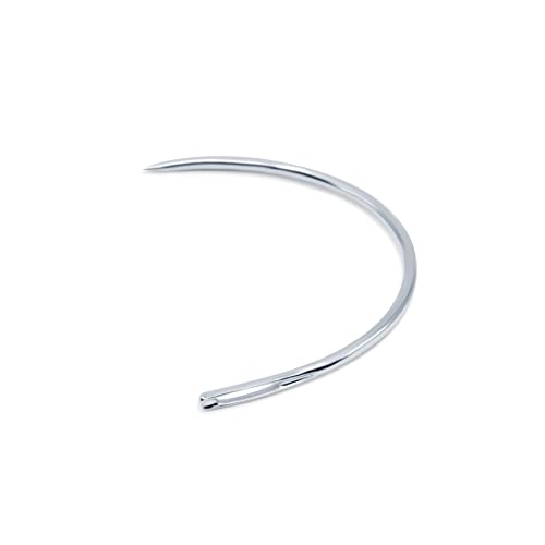 Dritz 3050 Quilter's Curved Hand Needles, 2-Inch & 2-1/2-Inch, Nickel (4-Count)