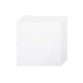 10 PCS White Linen Needlework Embroidery Fabric Cloth (9.8 × 9.8 Inch) - size: 9.8 × 9.8 Inch