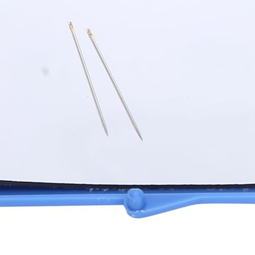 Zerodis 2 Pcs Needle Storage Case with Magnetic, Multifunction DIY Auxiliary Tool Magnetic Needle Keeper for Cross Stitch Sewing Knitting Pin Organizer