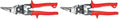 Crescent Wiss 9-3/4" MetalMaster Compound Action Straight and Left Aviation Snips - M1R (Pack of 2) - size: 1 Count (Pack of 2)